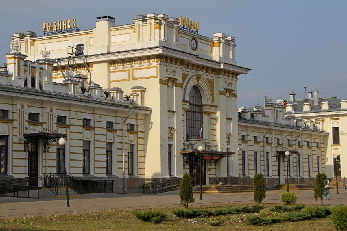 Рыбинский вокзал — точка маршрута «Рыбинск купеческий»