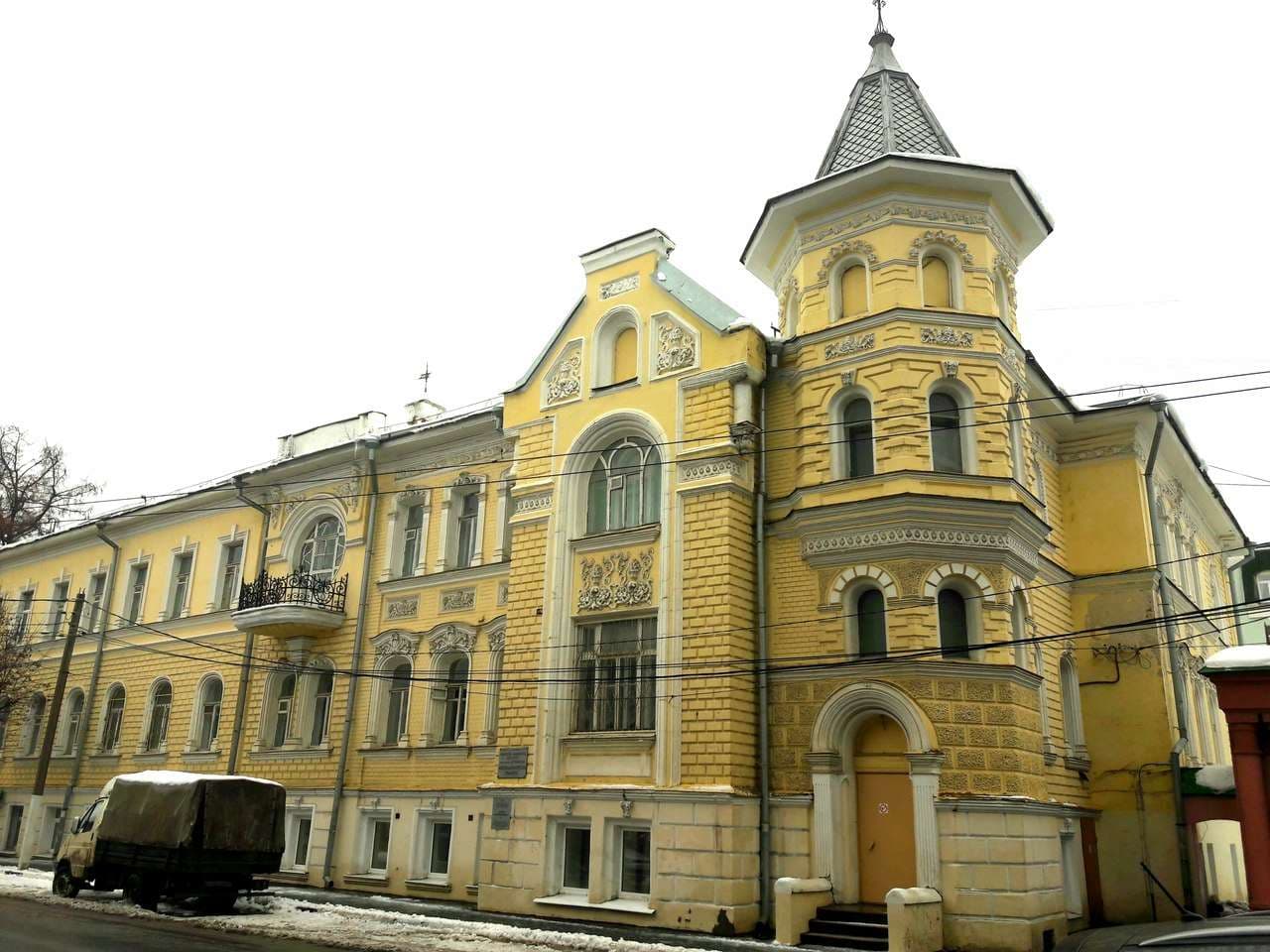 Главный дом усадьбы купца Лебедева — точка маршрута «Исторический центр Рязани»